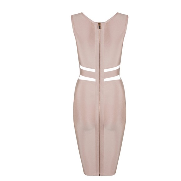 Apricot mid cutout dress - Picture 2 of 2